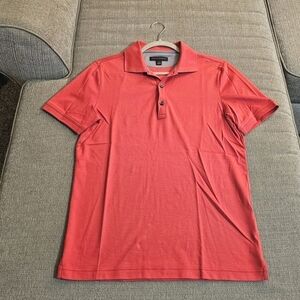 Banana Republic Tea Rose Dark Pink Casual Dress Polo Shirt Size Small